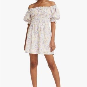 Levi’s cloud dancer floral dress